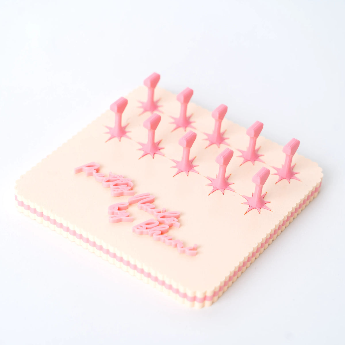 Custom Cupcake Press-On Nails Display Board