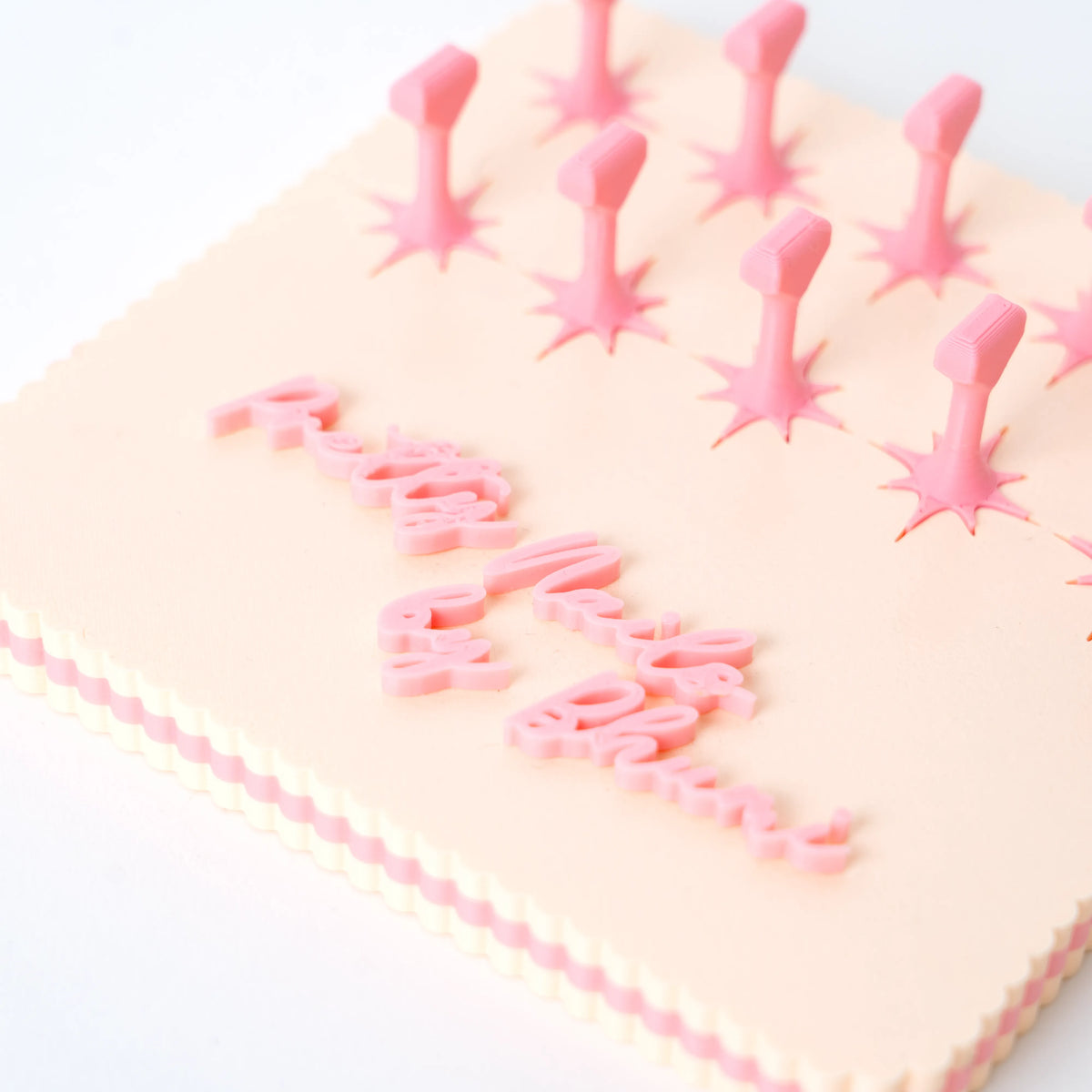 Custom Cupcake Press-On Nails Display Board