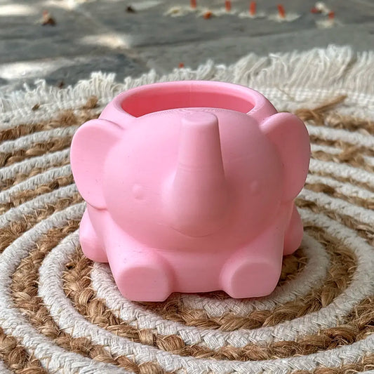 Little elephant nail brush holder