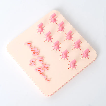 Custom Cupcake Press-On Nails Display Board